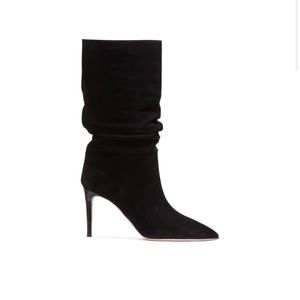NWT Paris Texas 85mm Slouchy Boot Black 37.5